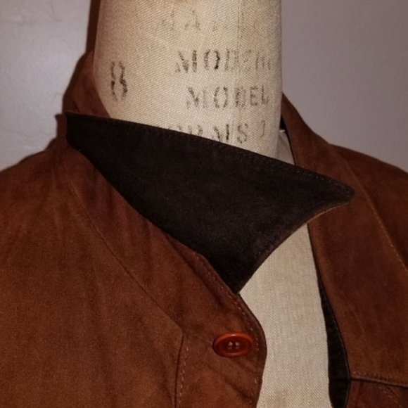 Marcello Pampaloni MSRP $1200 Butter-Soft Suede Jacket. - Picture 5 of 8